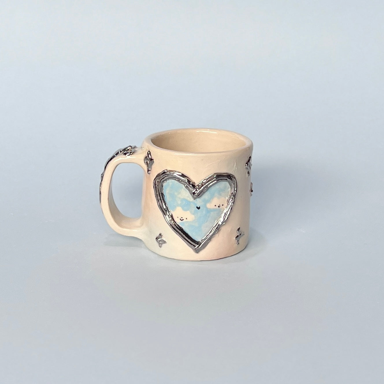 Bubblegum Heart Cloud Mug