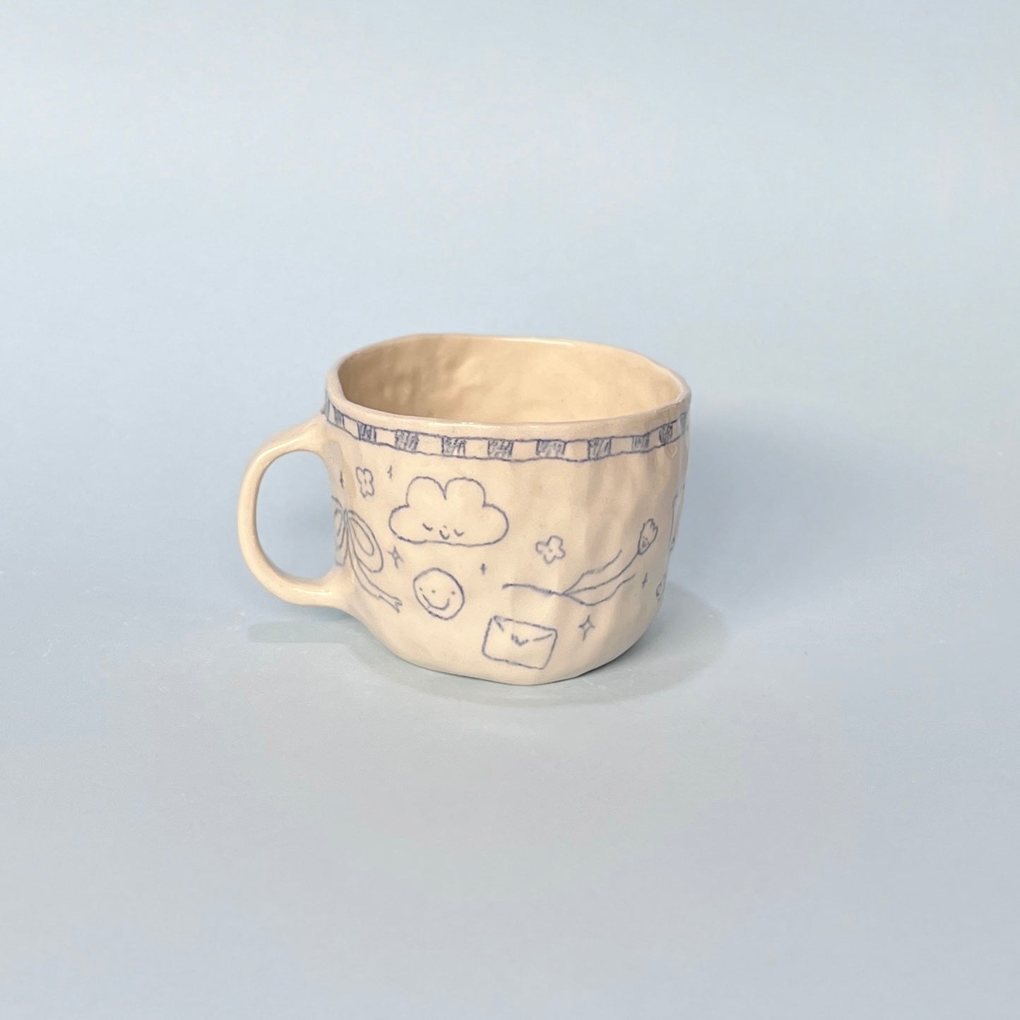 Checkerboard Scribble Mug