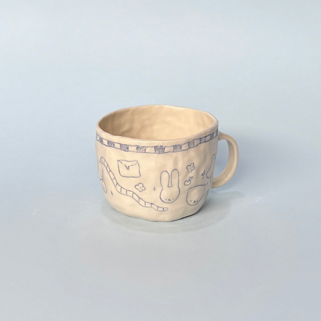 Checkerboard Scribble Mug