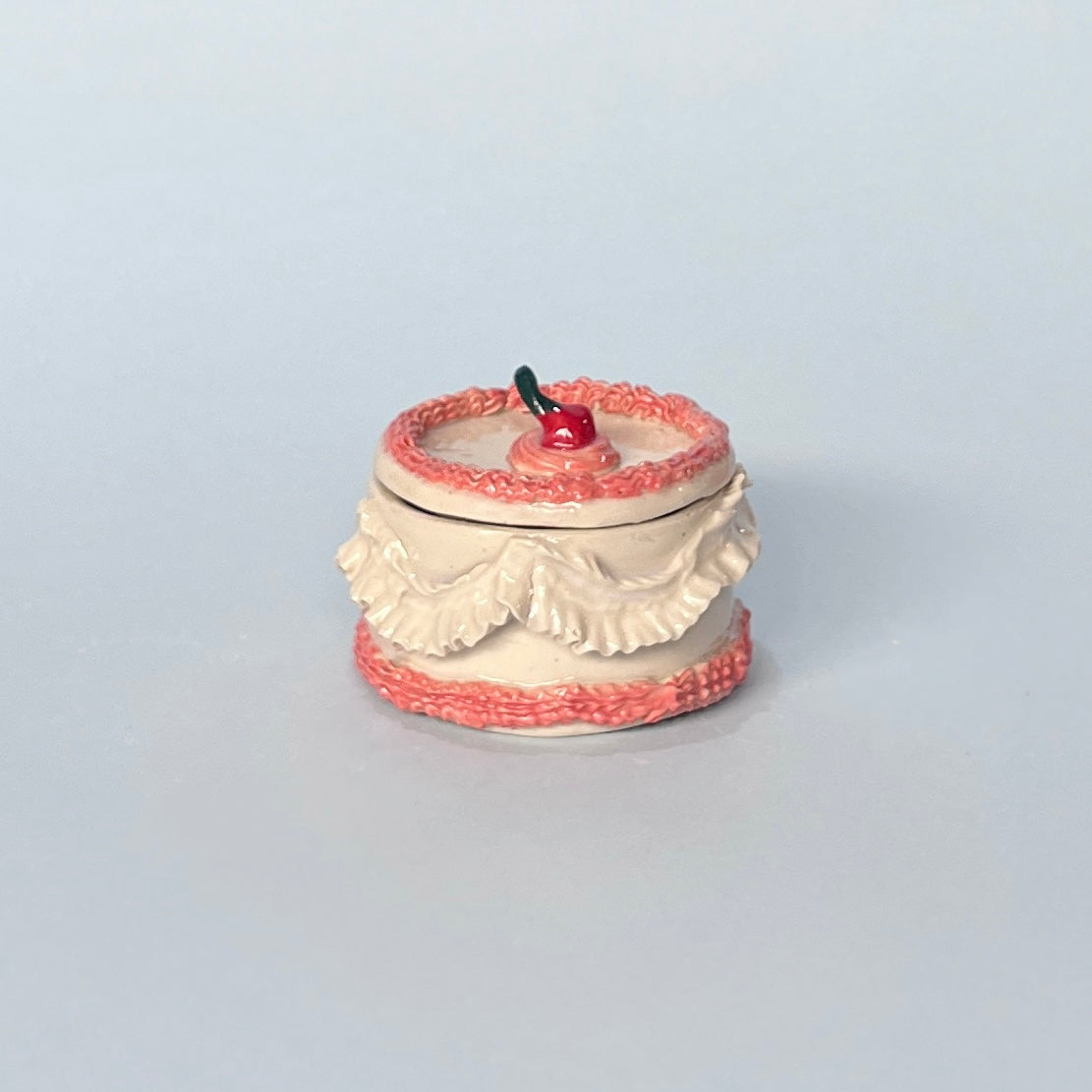 Cherry Small Cake Jar