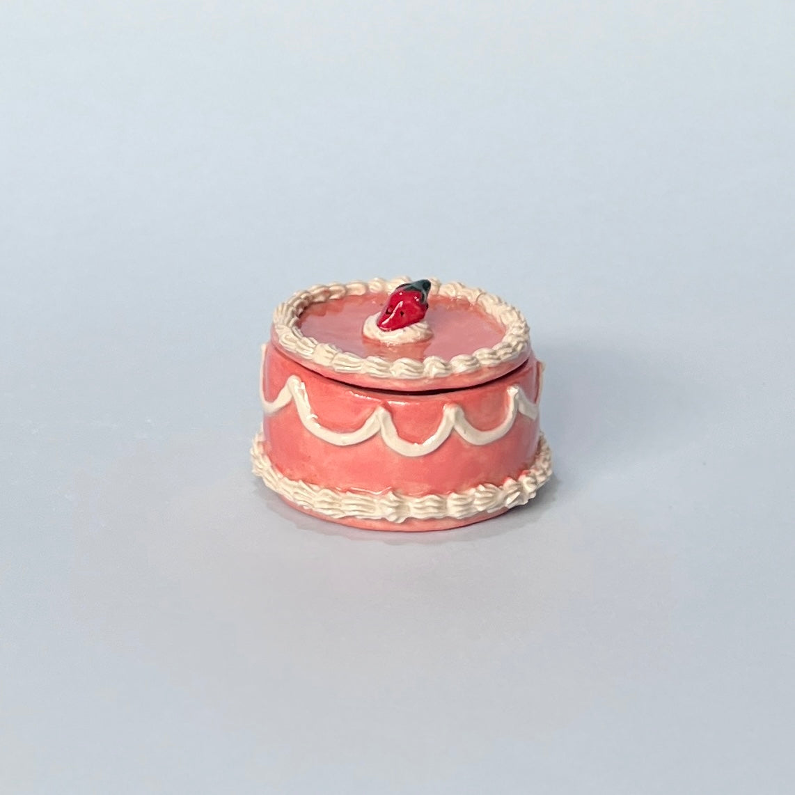 Strawberry Small Cake Jar