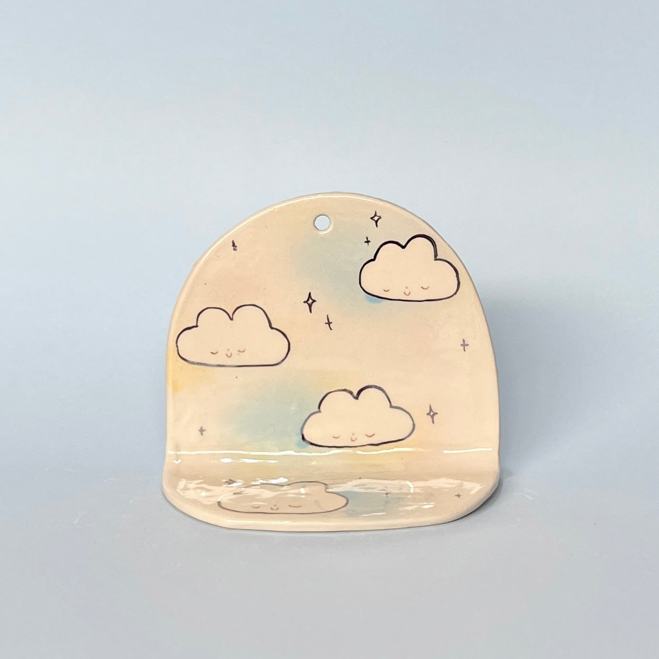 Cloudy Sparkle Sconce