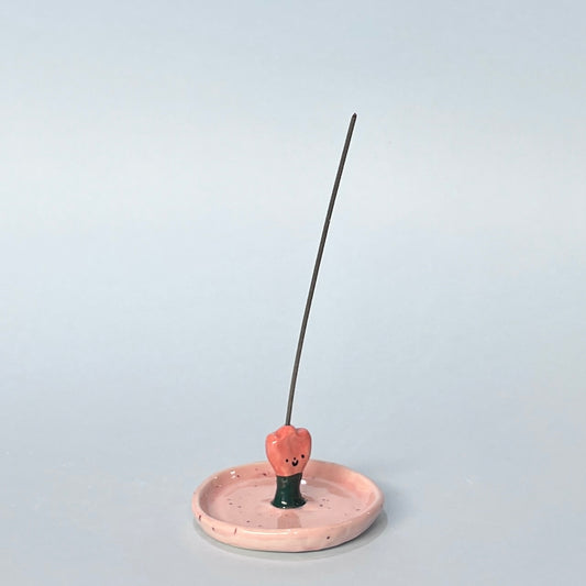 Tulip Round Incense Holder