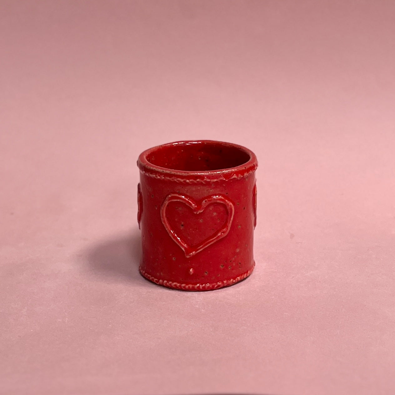 Red Heart Icing Mug