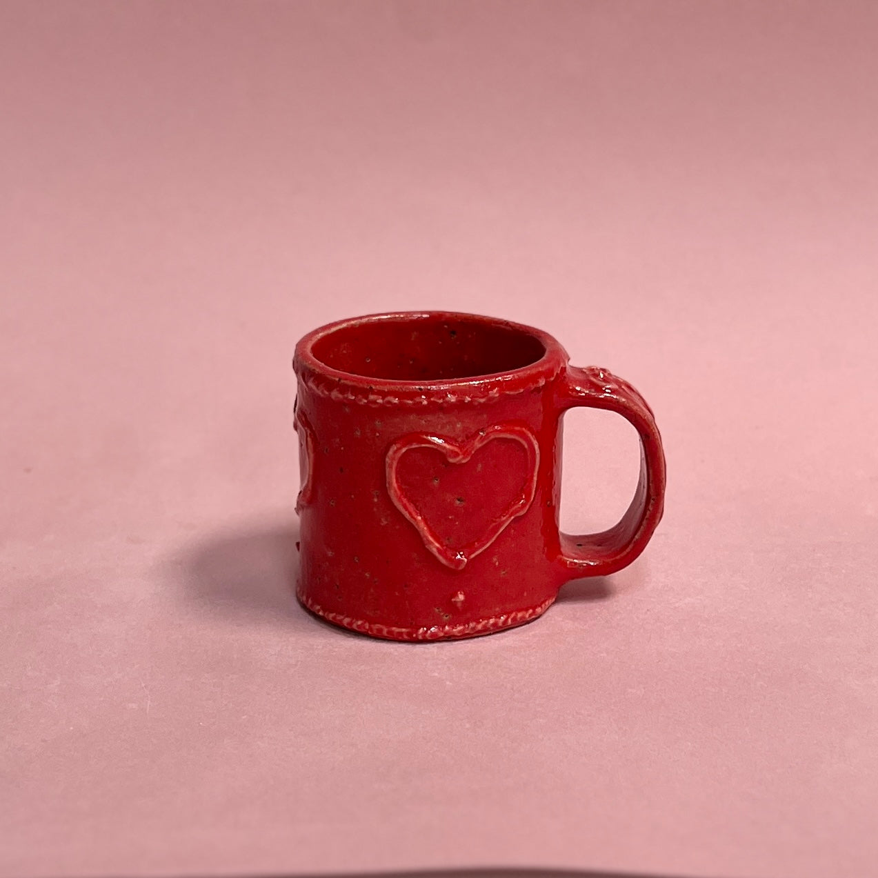 Red Heart Icing Mug