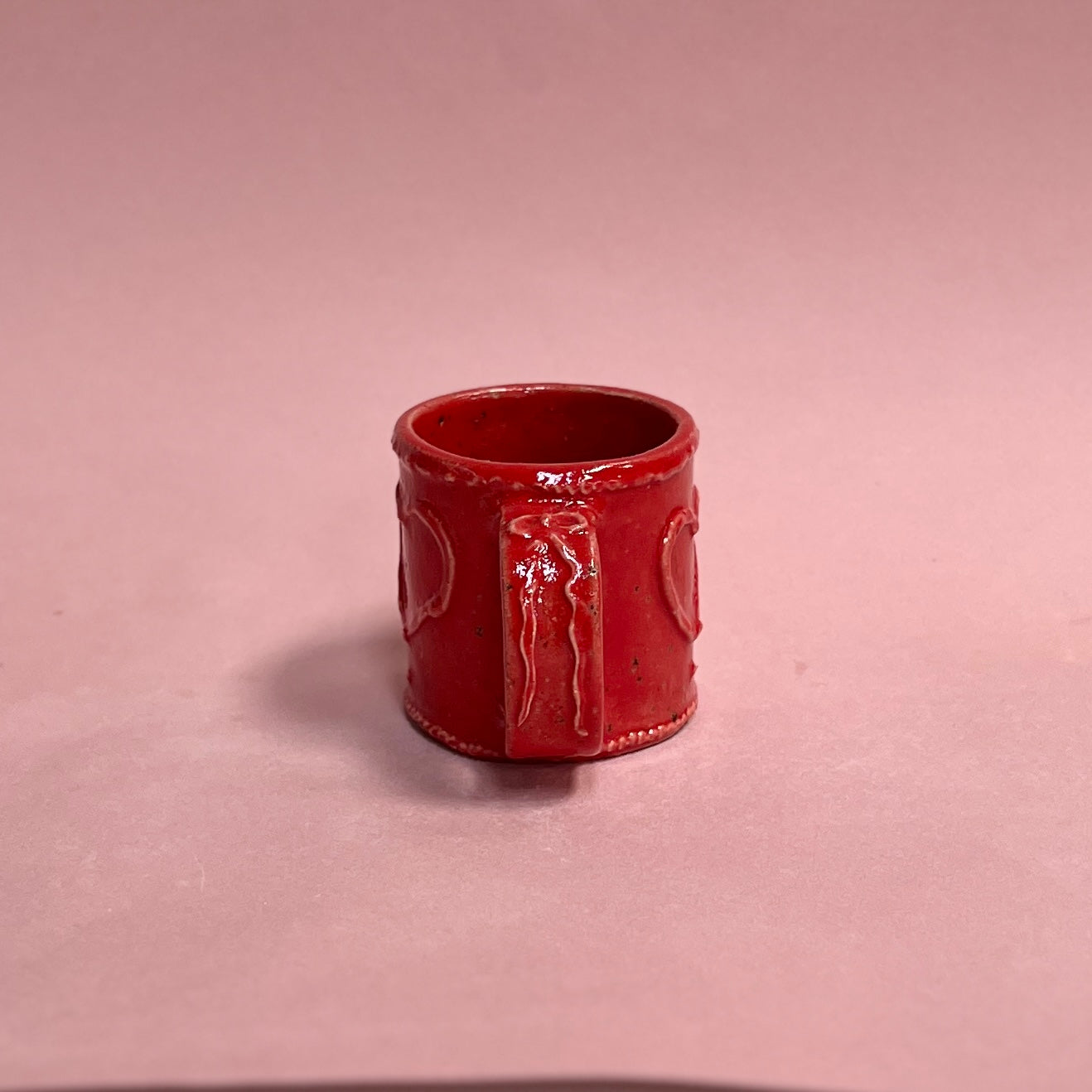 Red Heart Icing Mug