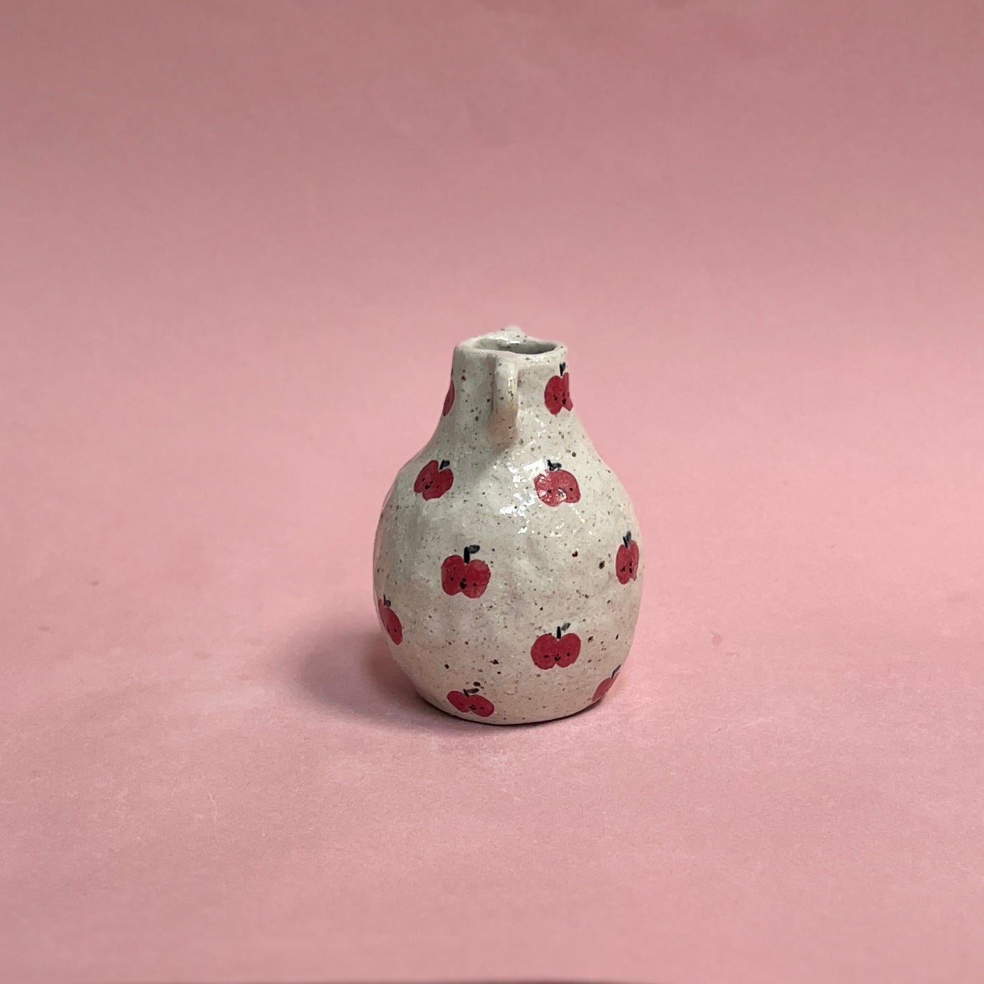 Apple Speckly Bud Vase