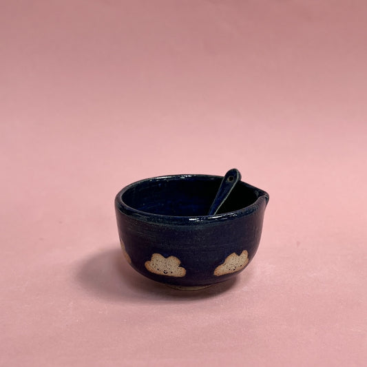 PRE-ORDER Navy Cloud Matcha Bowl