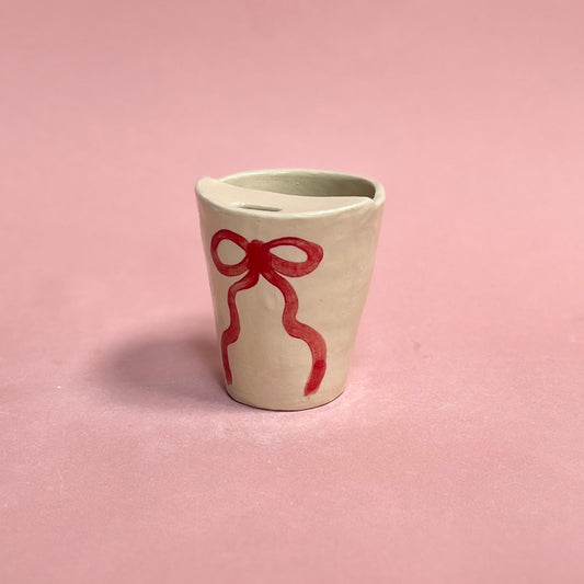 Cherry Bow Travel Mug