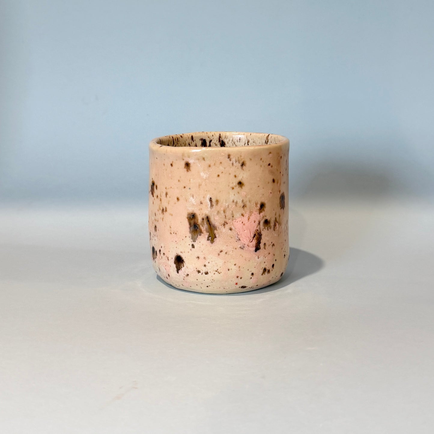Pink Speckled Latte Cup [Sample]