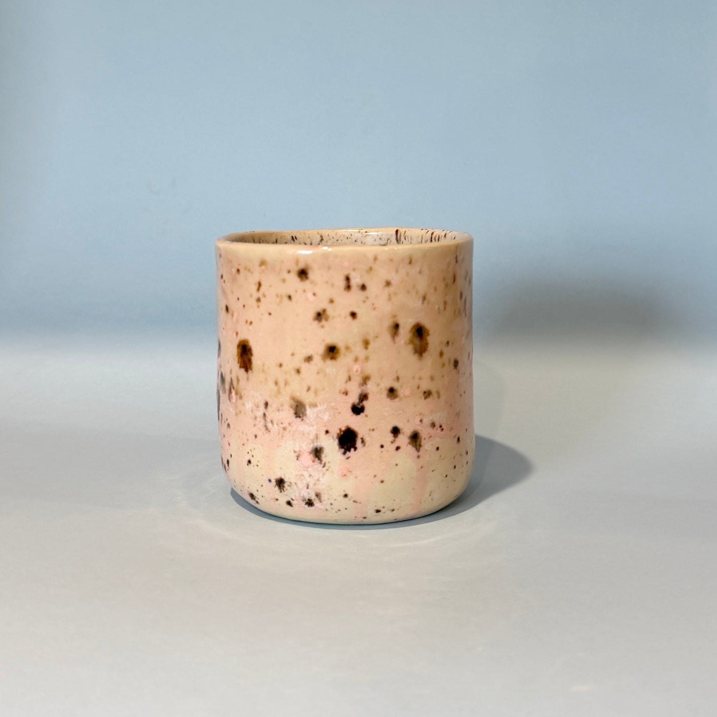 Pink Speckled Latte Cup [Sample]