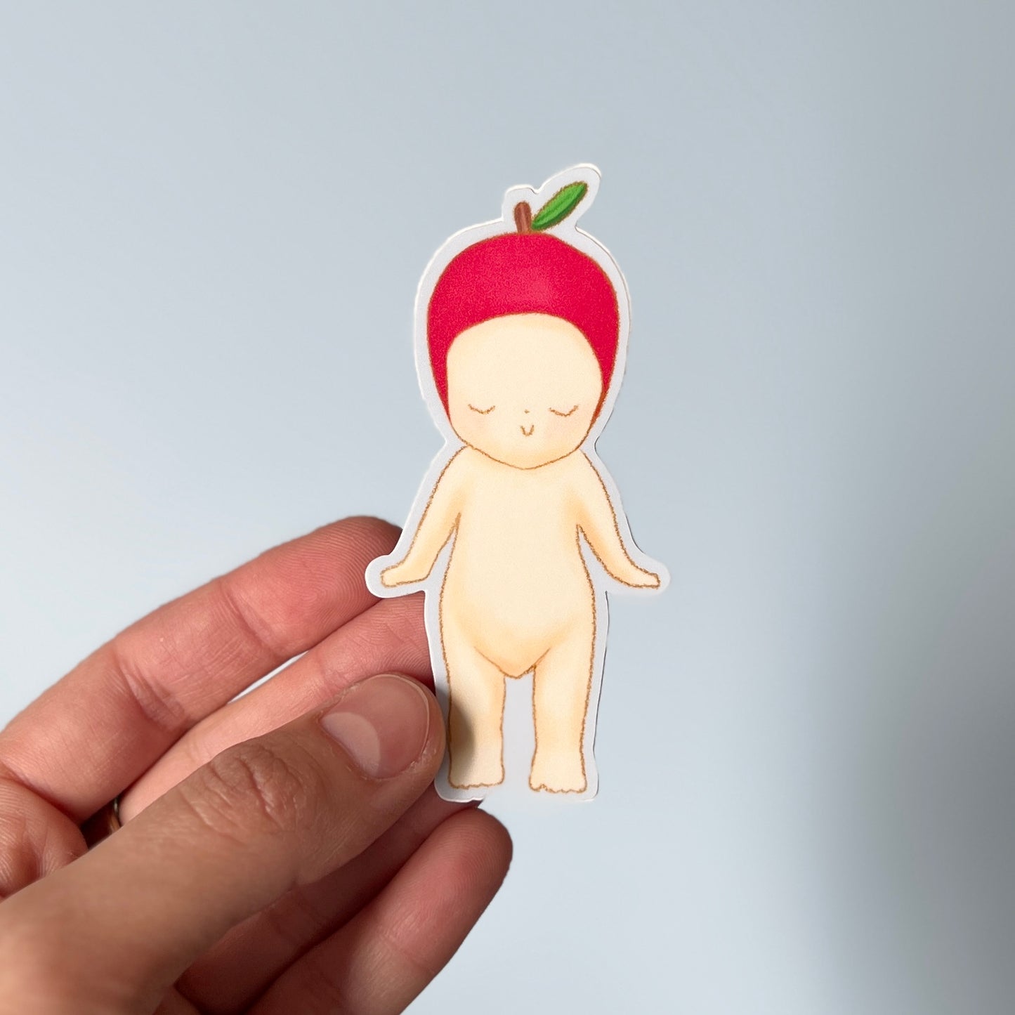 Apple Angel Sticker