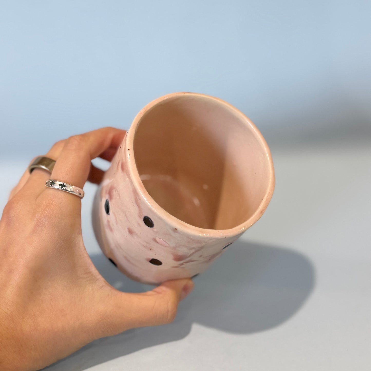 Pink Spot Latte Cup [Sample]