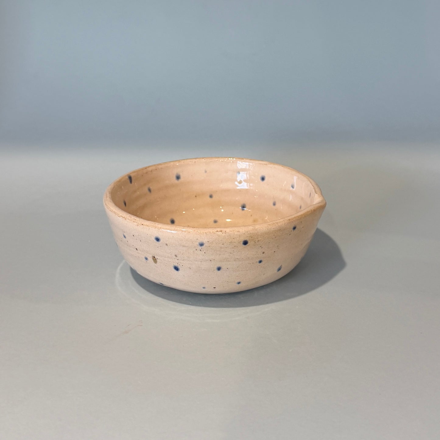 Pink and Blue Spot Matcha Bowl [Sample]