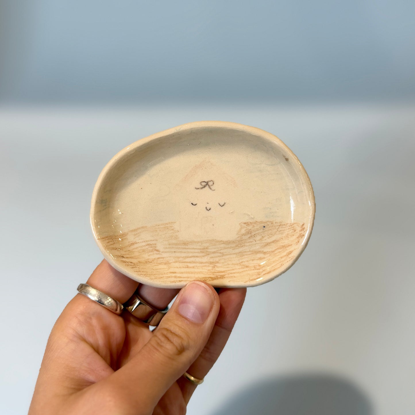 Home Scribble Trinket Dish [Sample]