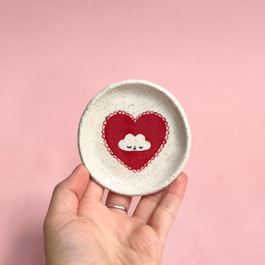 Cloud Heart Trinket Dish