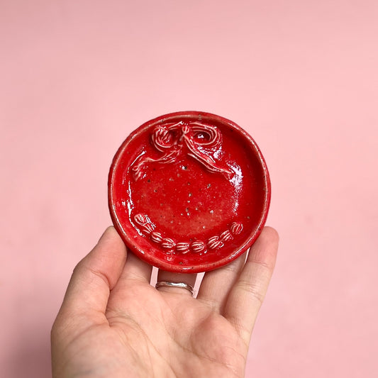 Red Icing Trinket Dish