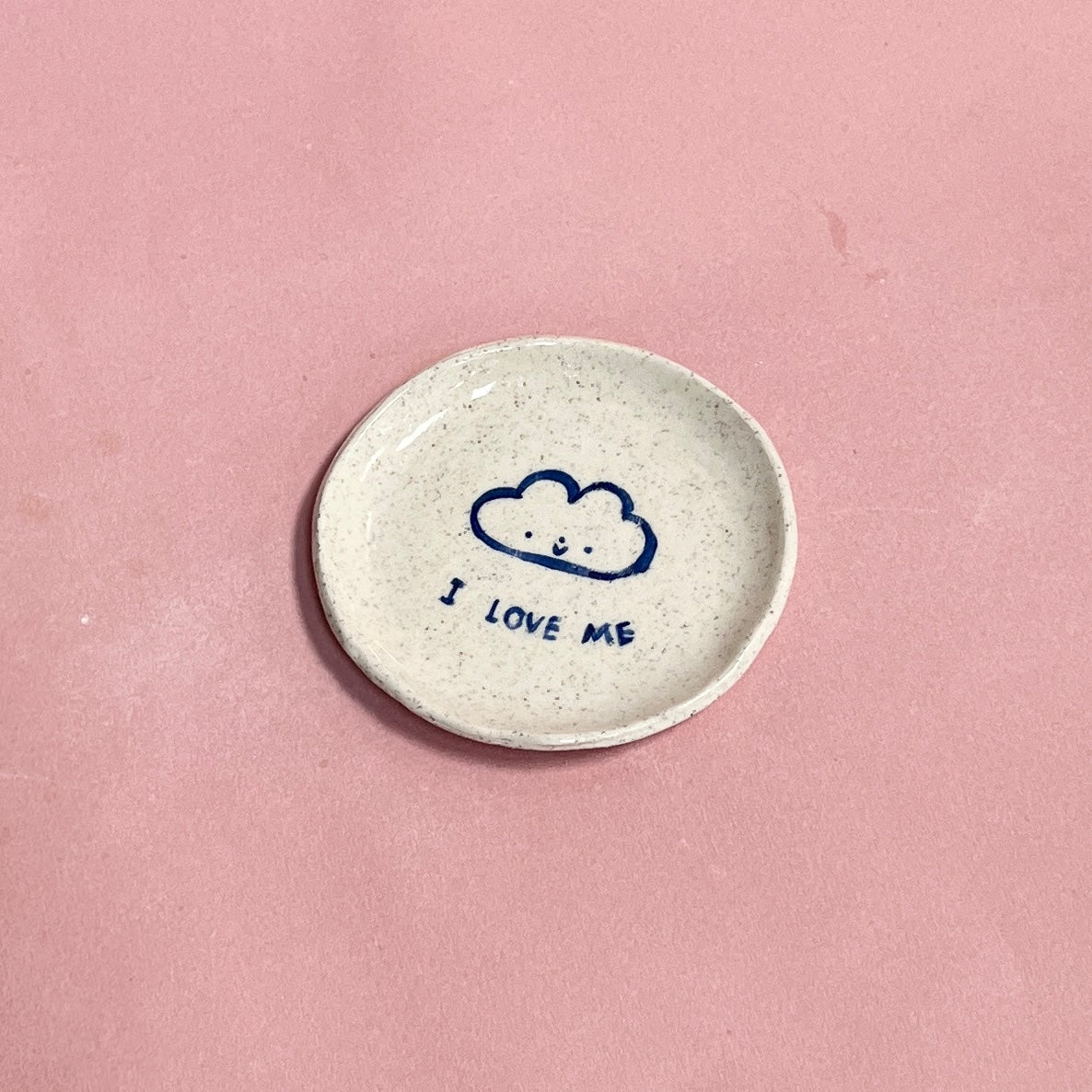 "I love me" Cloud Trinket Dish