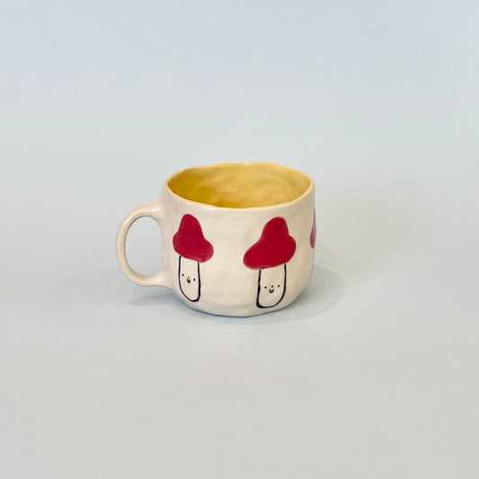 Mushroom Yellow Mug