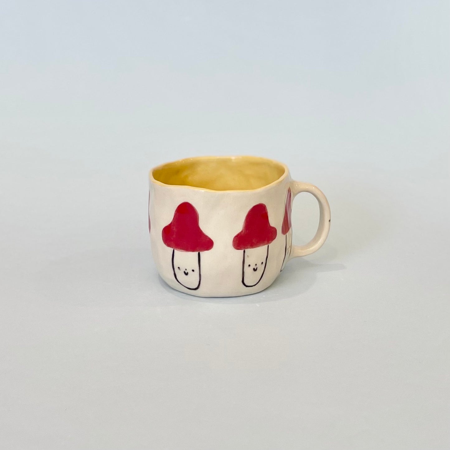 Mushroom Yellow Mug