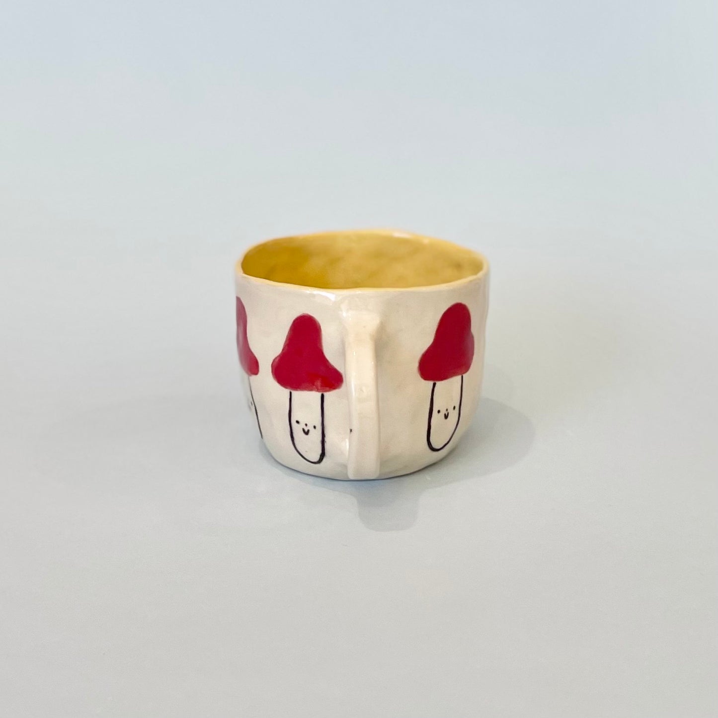 Mushroom Yellow Mug