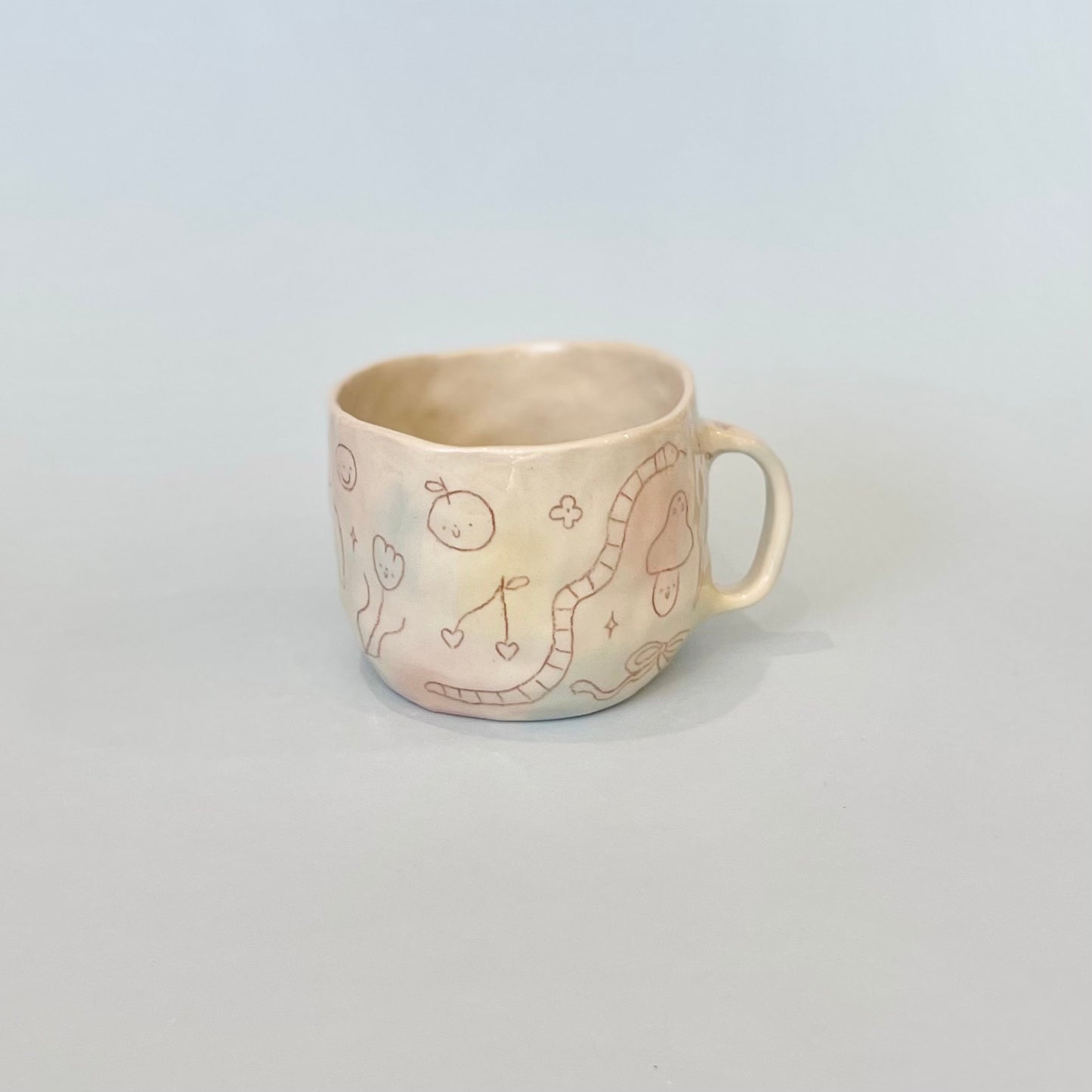 "Yet I Remain Gentle" Bubblegum Scribble Mug