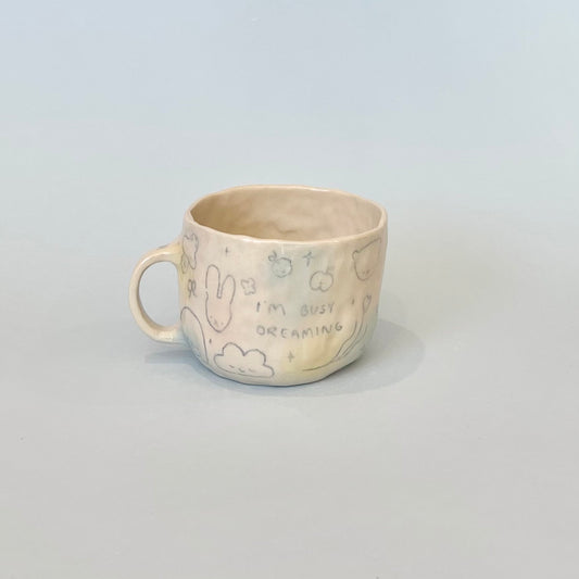 "I'm Busy Dreaming" Bubblegum Mug
