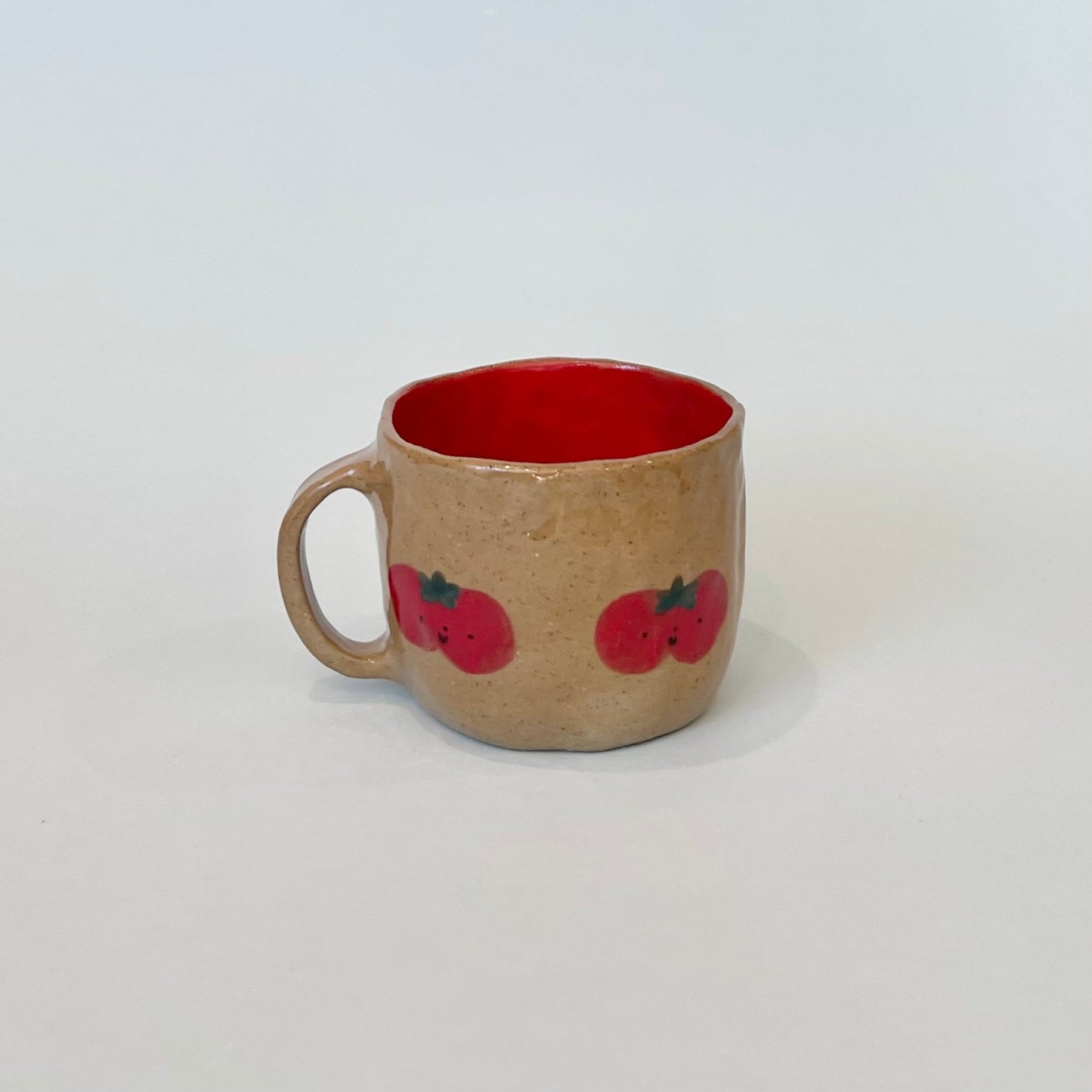 Brown Speckle Tomato Mug