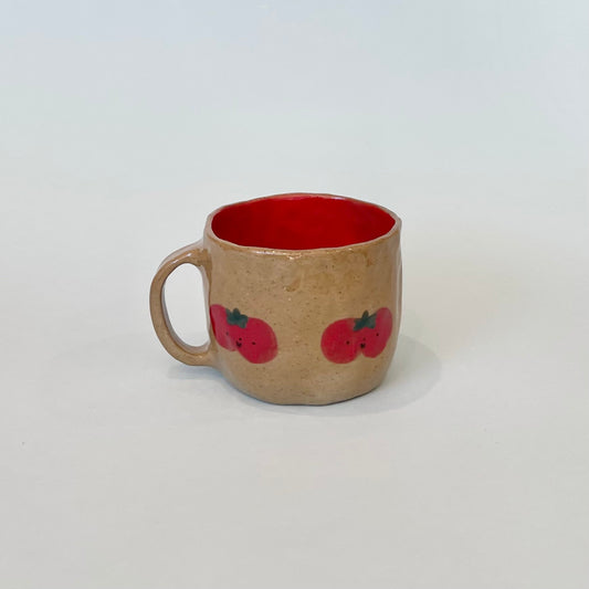 Brown Speckle Tomato Mug