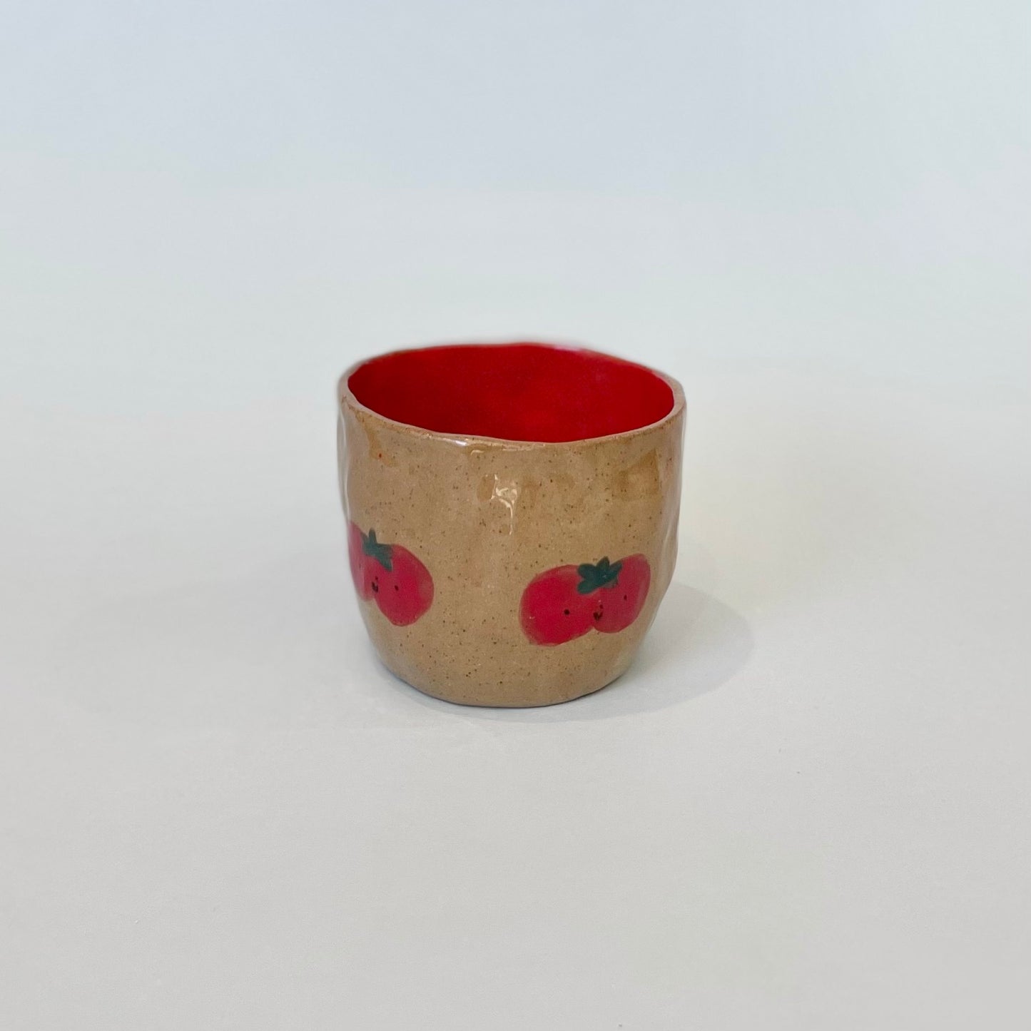 Brown Speckle Tomato Mug