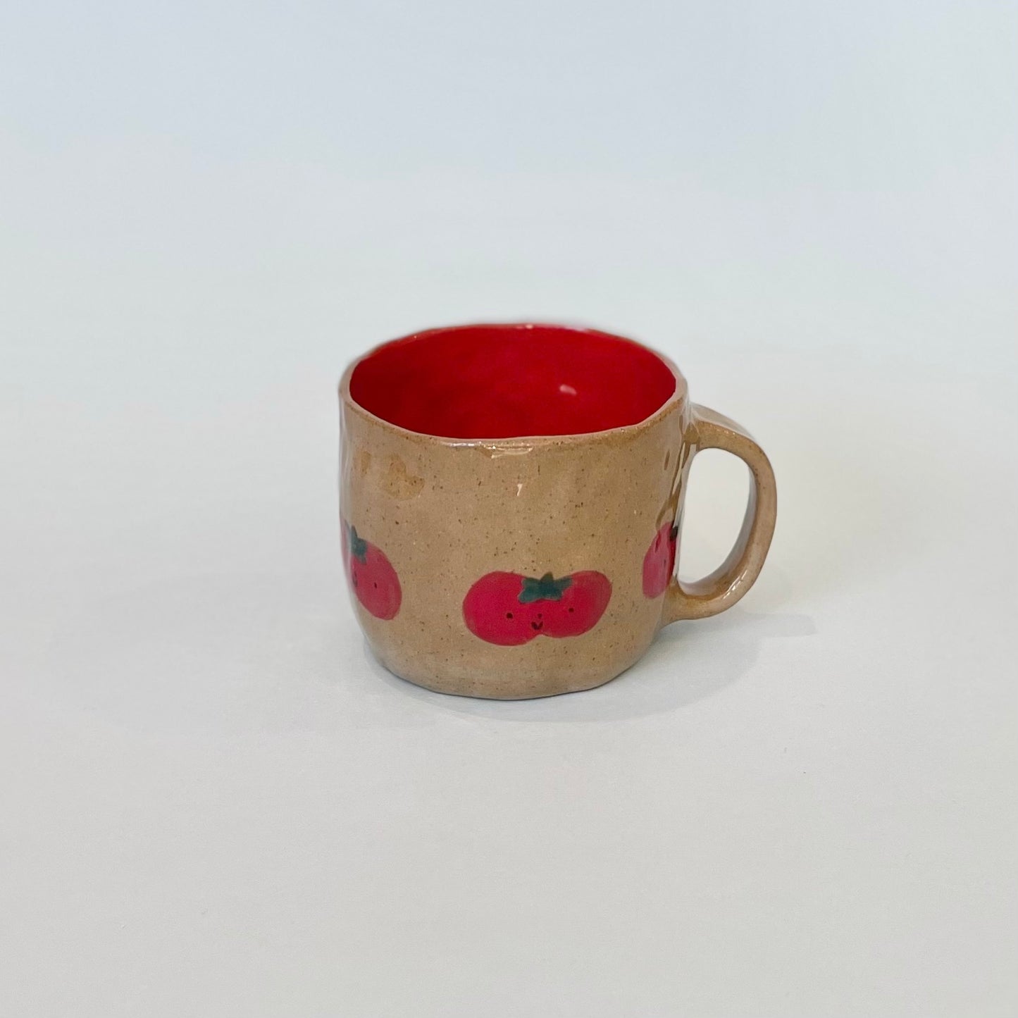 Brown Speckle Tomato Mug