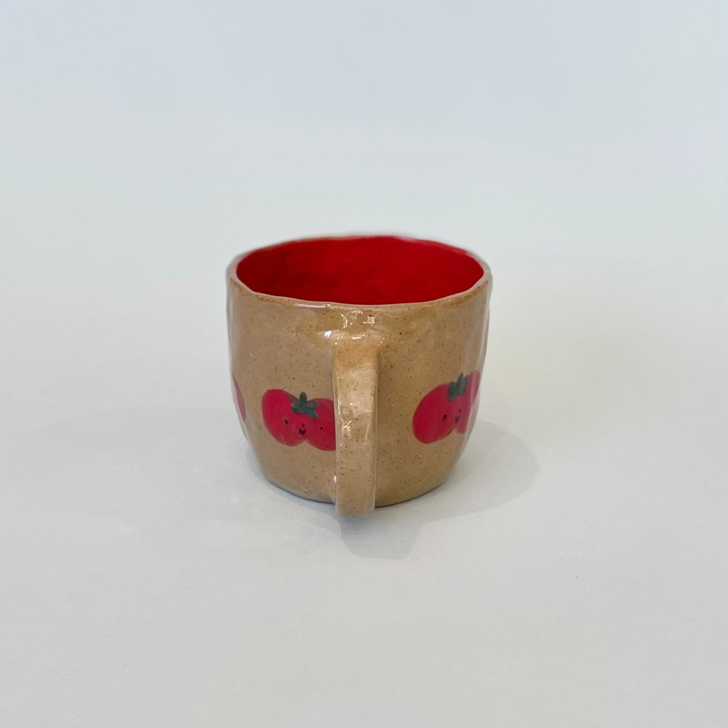 Brown Speckle Tomato Mug