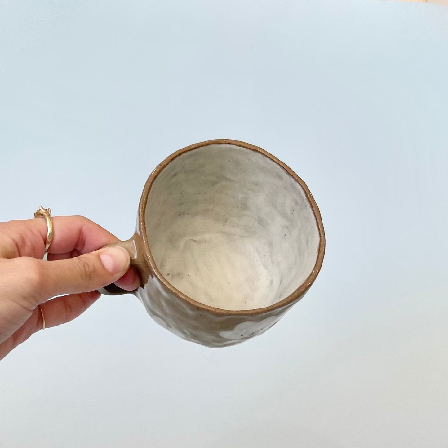 Brown Speckle Cloudy Mug
