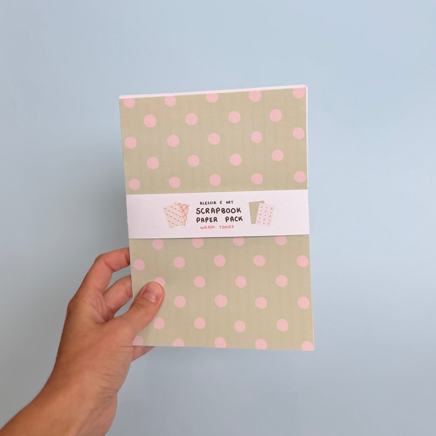Scrapbook Paper - Warm Tones Set A5