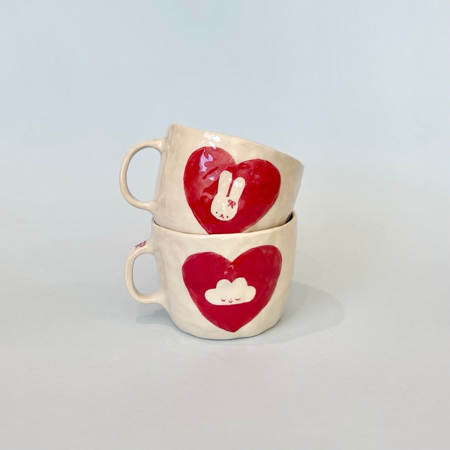Red Heart Baby Mugs
