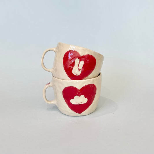 Red Heart Baby Mugs