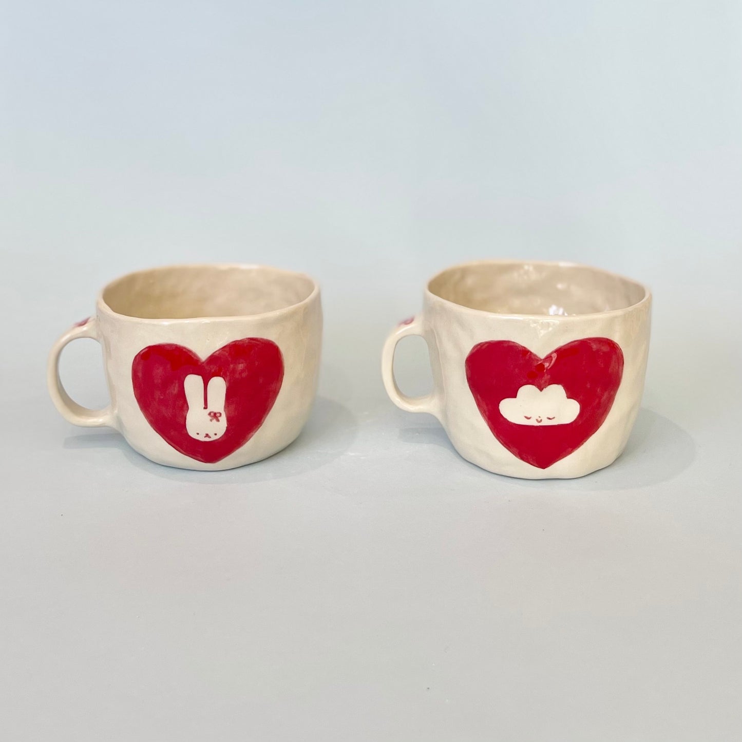 Red Heart Baby Mugs