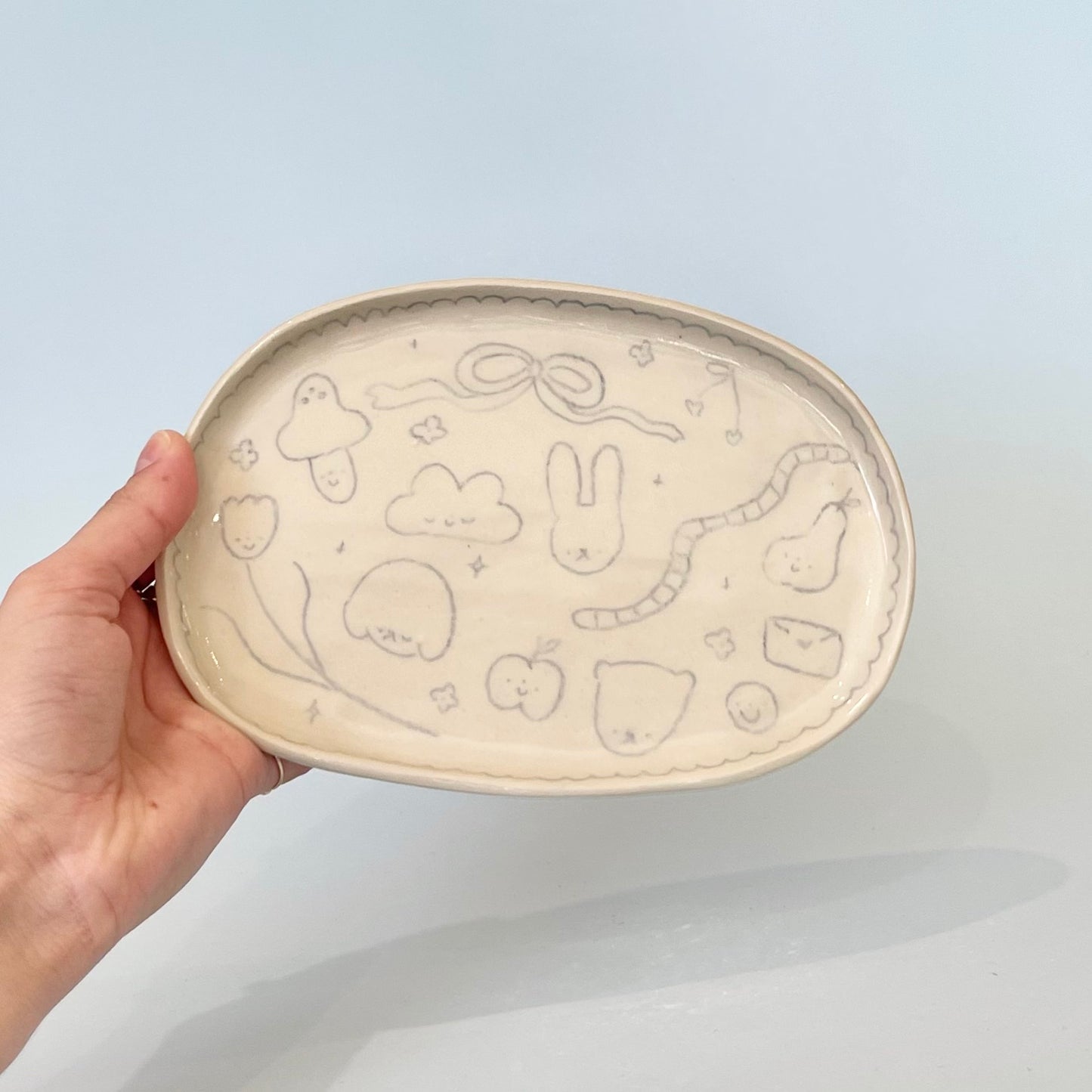 Scribble Wonky Plate