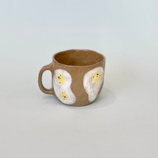 Brown Speckle Fried Eggy Mug
