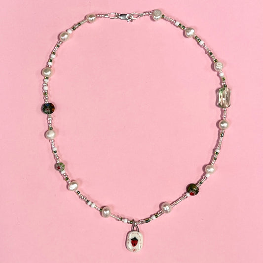 Tiny Strawberry Necklace