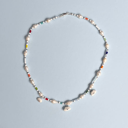 Triple Cloud Necklace