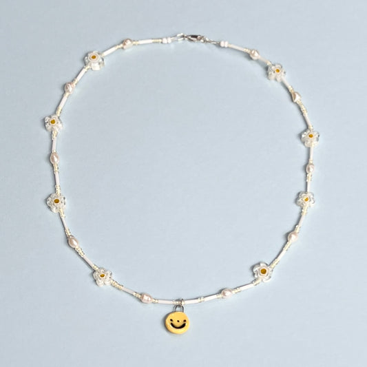 Smiley Flower Necklace