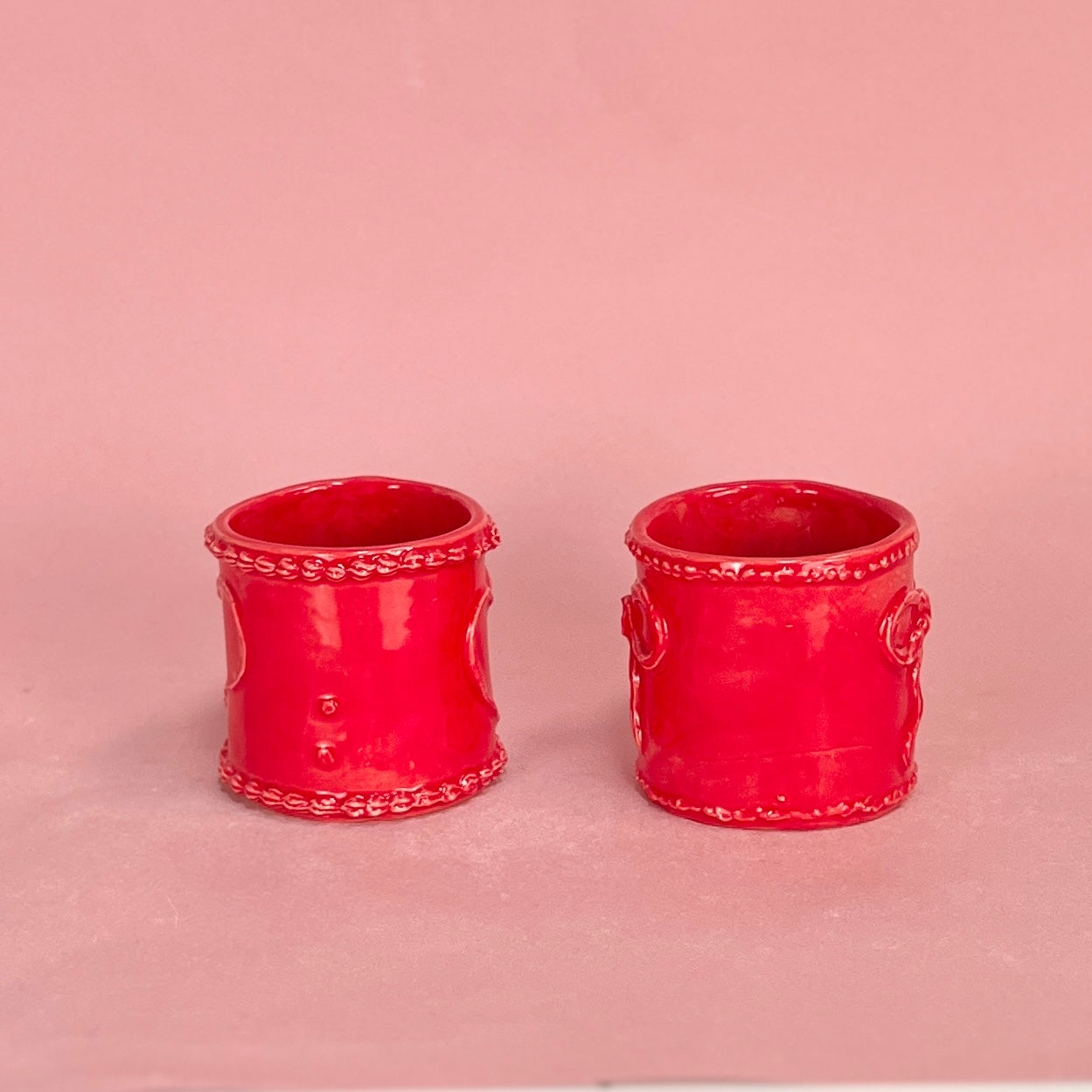 Cherry Red Icing Mugs