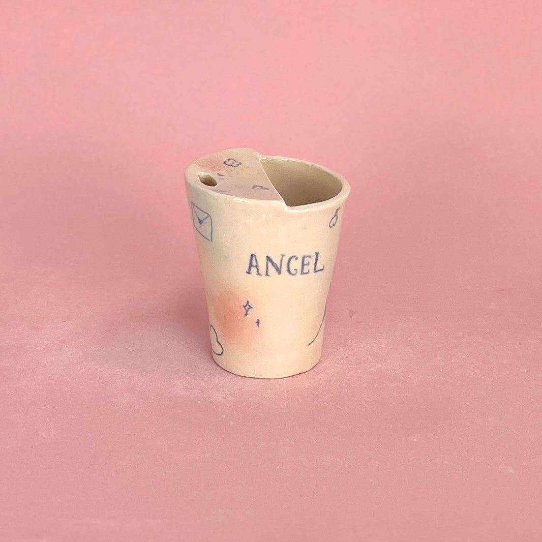 "ANGEL" Bubblegum Travel Mug