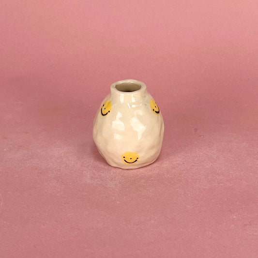 Smiley Bud Vase
