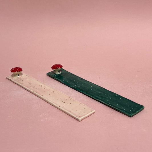 Mushroom Long Incense Holder