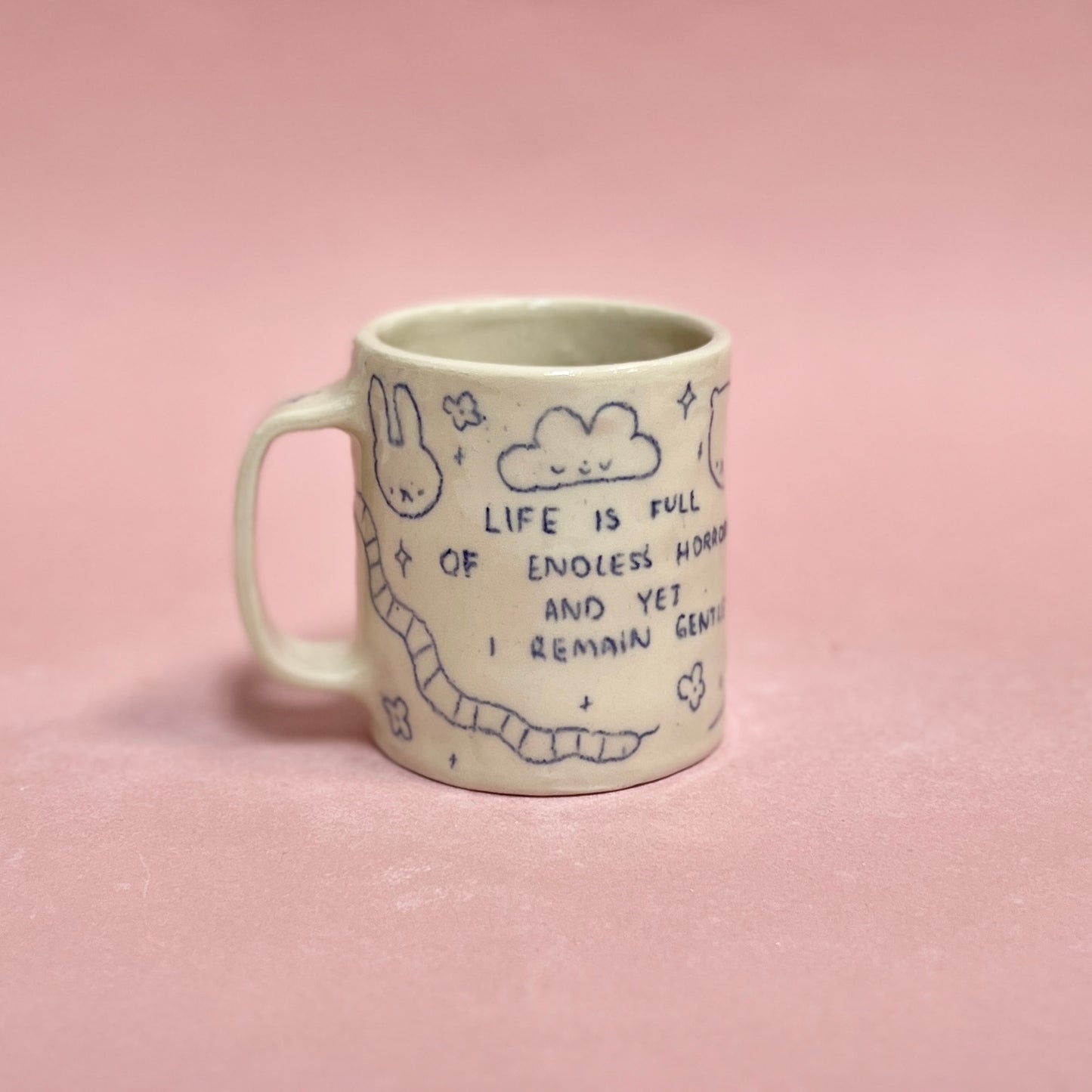 "I Remain Gentle" Scribble Mug