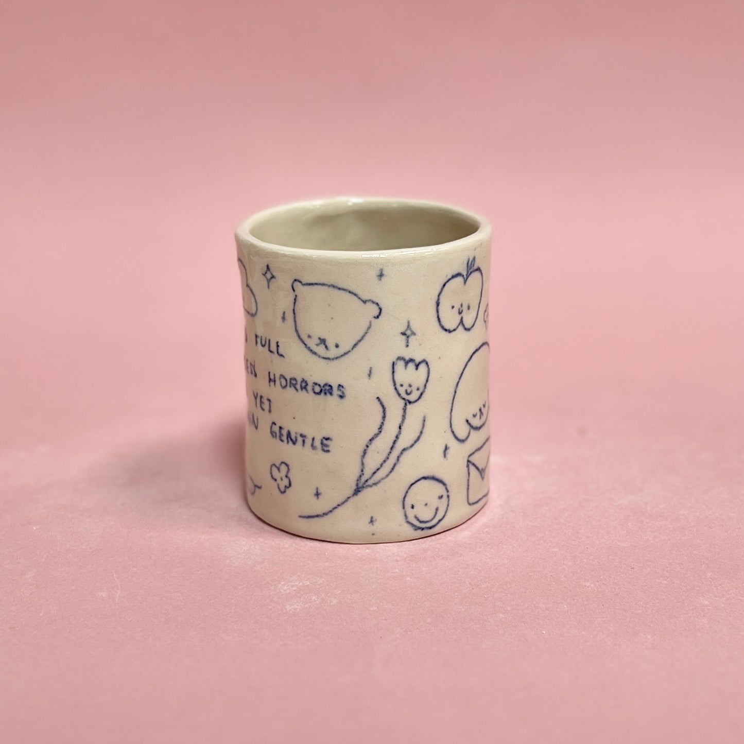 "I Remain Gentle" Scribble Mug