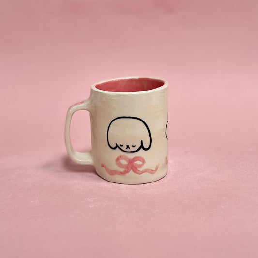 Pink Bow Babies Mug