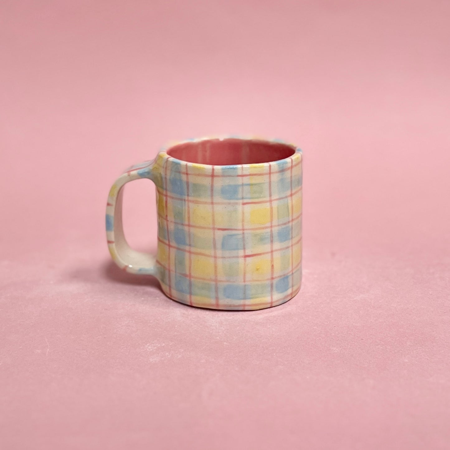 May Gingham Mug